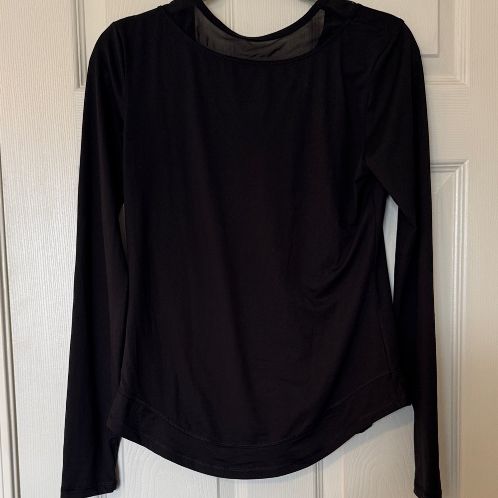 Gottex Black Layered-Look Long Sleeve Top - Picture 5 of 5